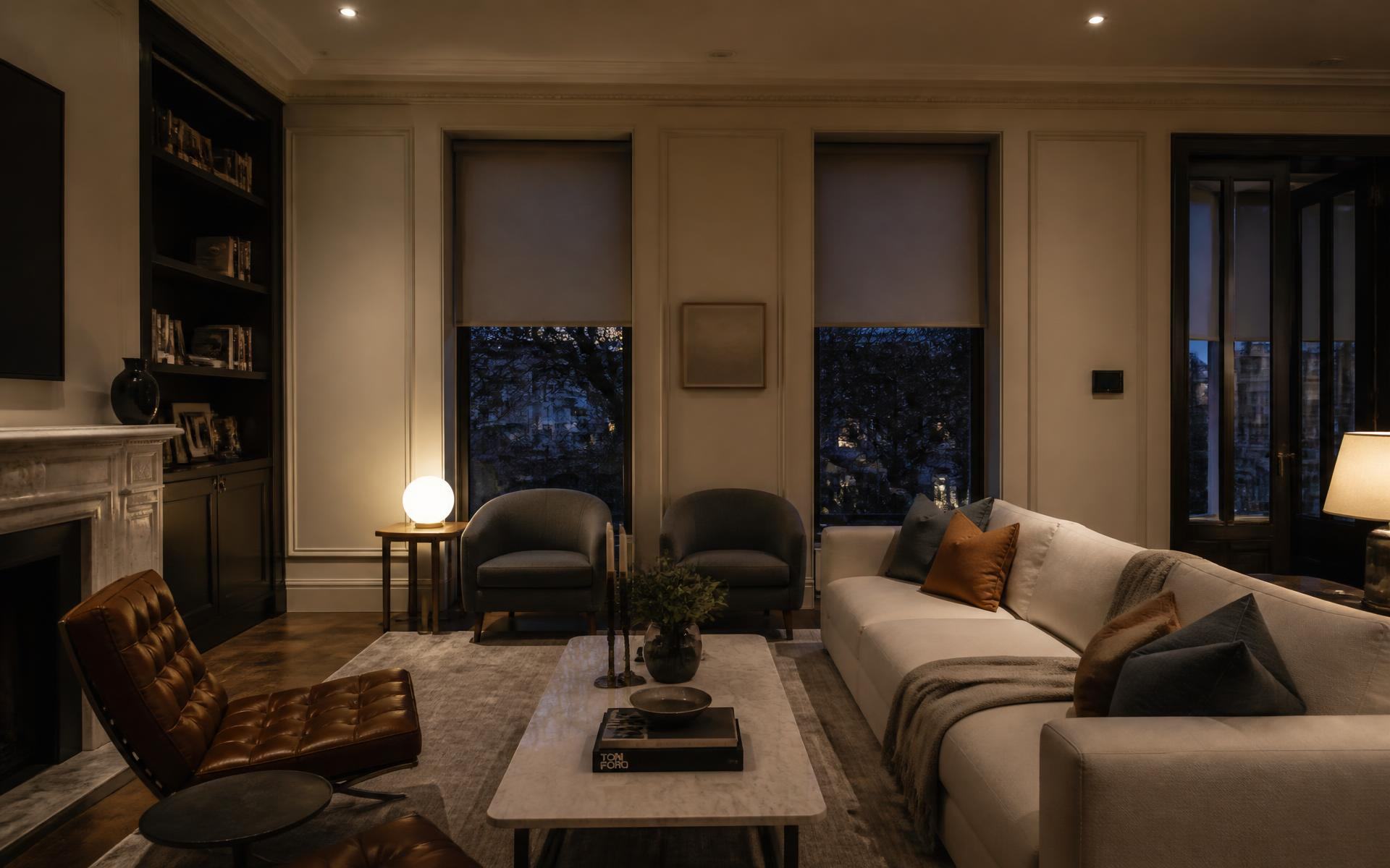 Smart home and audio-video integration inside a historic Dilworth house